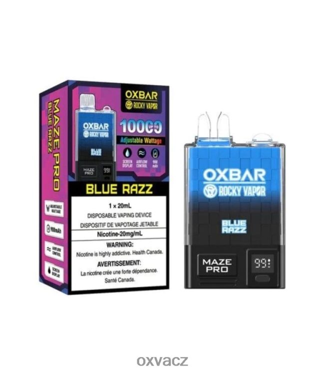OXVA Vape Cena - modrý razz D6826F26 OXVA OXBAR MAZE PRO 10000