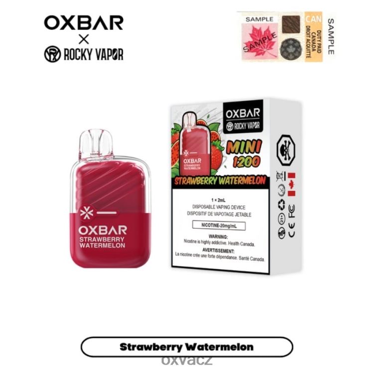OXVA Elektronická Cigareta - jahodový meloun D6826F18 OXVA OXBAR MINI 1200