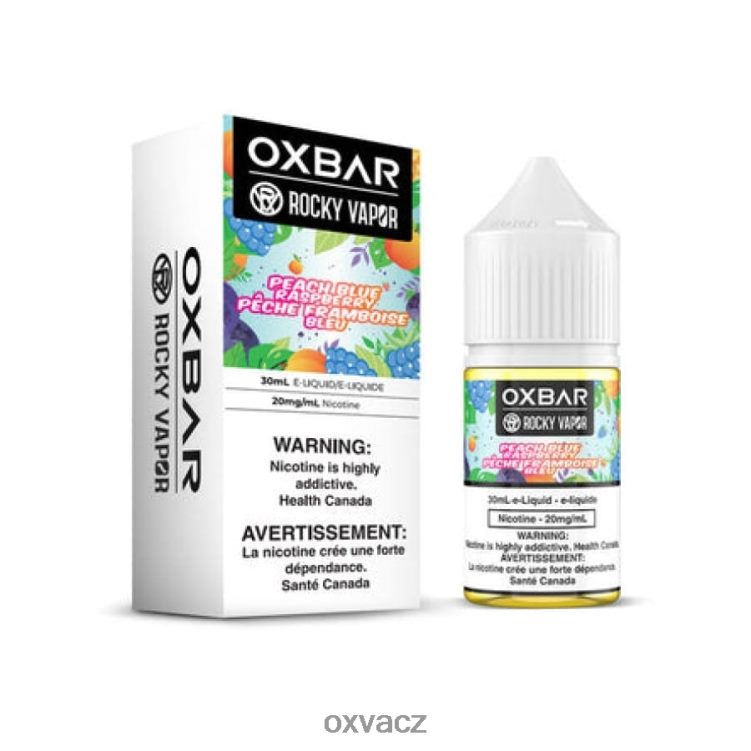 OXVA Praha - broskvově modrá malina D6826F62 OXVA OXBAR 30 ml soli nic